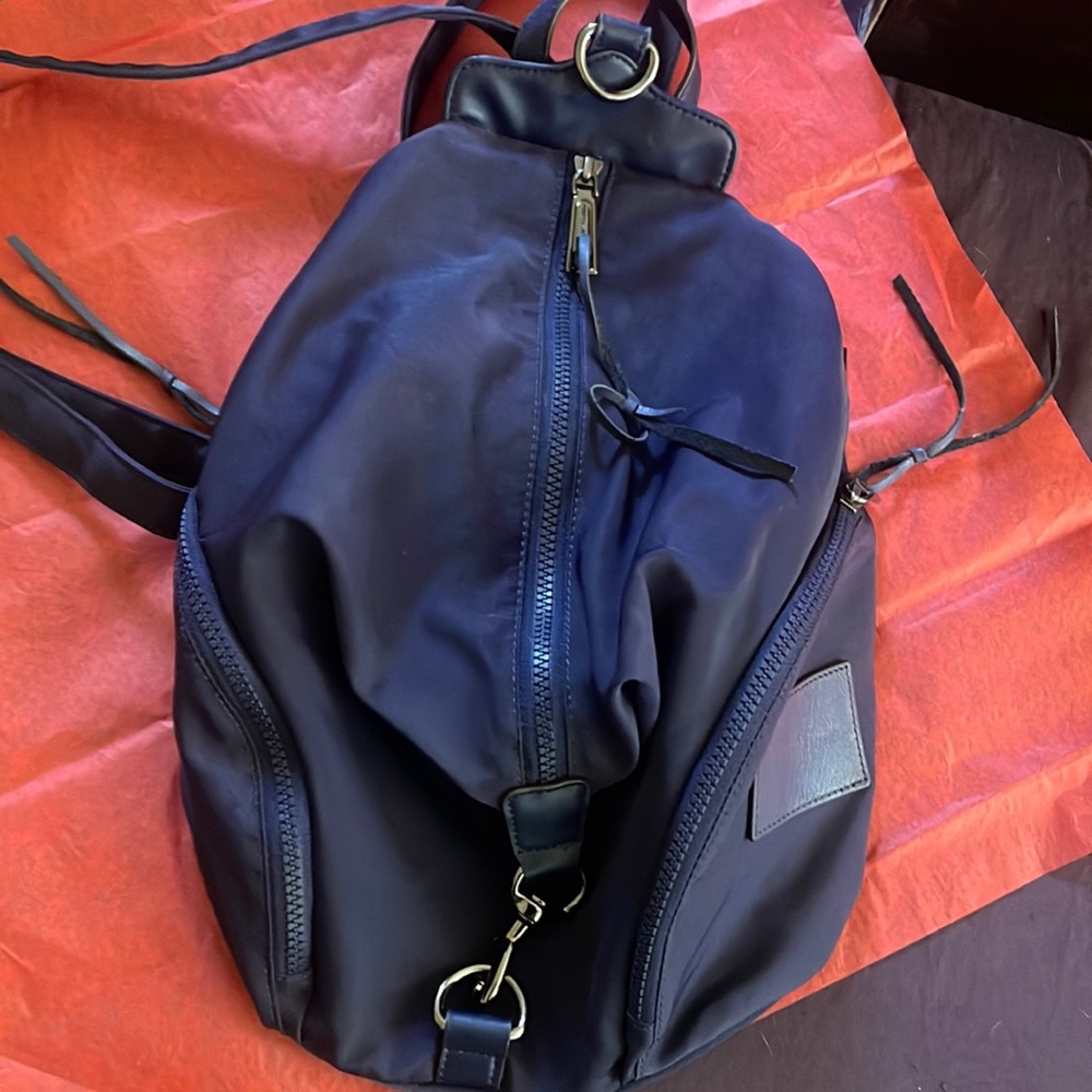 Rebecca Minkoff authentic designer purse in navy blue nylon purse!